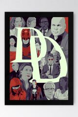 Daredevil Çerçeveli Tablo - Marvel Dizi Poster Tablo