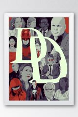 Daredevil Çerçeveli Tablo - Marvel Dizi Poster Tablo