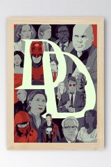 Daredevil Çerçeveli Tablo - Marvel Dizi Poster Tablo