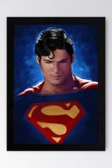 Superman Çerçeveli Tablo - Film Posteri Tablo