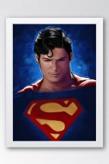 Superman Çerçeveli Tablo - Film Posteri Tablo