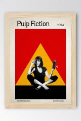 Pulp Fiction Çerçeveli Tablo - Ucuz Roman Fim Posteri Tablo