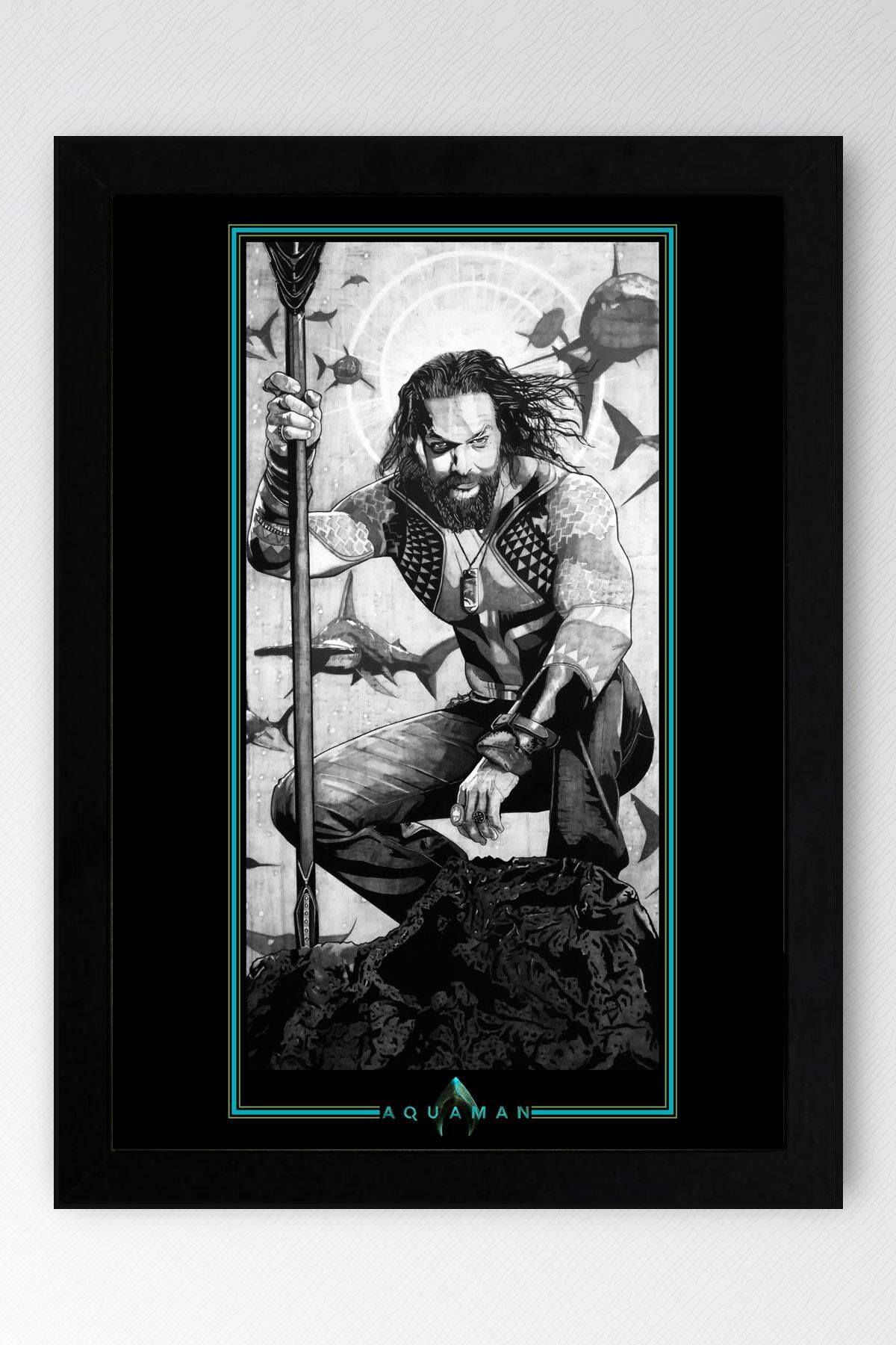 Aquaman Çerçeveli Tablo - Marvel Poster Tablo