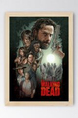The Walking Dead Çerçeveli Tablo - Dizi Posteri Tablo