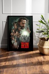 The Walking Dead Çerçeveli Tablo - Dizi Posteri Tablo