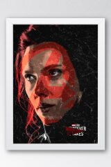 Black Widow Çerçeveli Tablo - Marvel Avengers Poster Tablo
