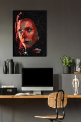 Black Widow Çerçeveli Tablo - Marvel Avengers Poster Tablo