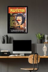 Pulp Fiction Çerçeveli Tablo - Ucuz Roman Fim Posteri Tablo
