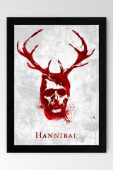 Hannibal Çerçeveli Tablo - Dizi Afişi Poster Tablo