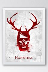 Hannibal Çerçeveli Tablo - Dizi Afişi Poster Tablo