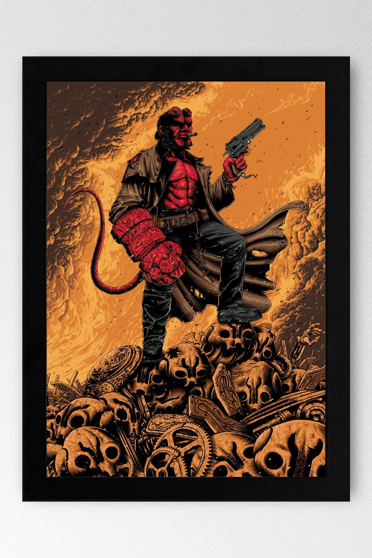 Hellboy Çerçeveli Tablo - Film Posteri Tablo