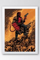 Hellboy Çerçeveli Tablo - Film Posteri Tablo