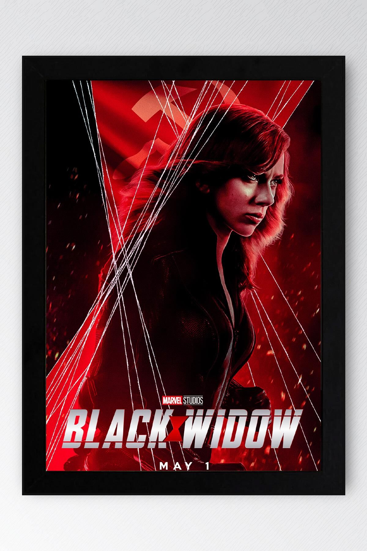 Black Widow Çerçeveli Tablo - Marvel Poster Tablo