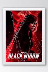 Black Widow Çerçeveli Tablo - Marvel Poster Tablo