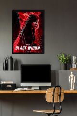 Black Widow Çerçeveli Tablo - Marvel Poster Tablo