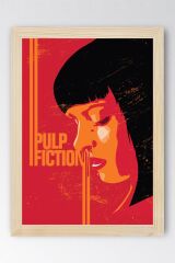 Pulp Fiction Çerçeveli Tablo - Ucuz Roman Fim Posteri Tablo