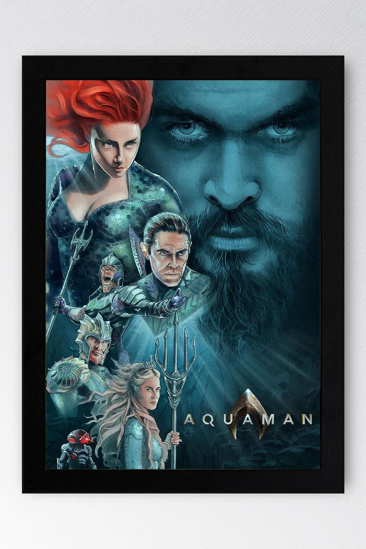 Aquaman Çerçeveli Tablo - Marvel Poster Tablo