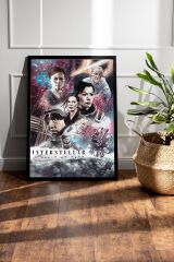 Interstellar Çerçeveli Tablo - Yıldızlararası Film Posteri Tablo