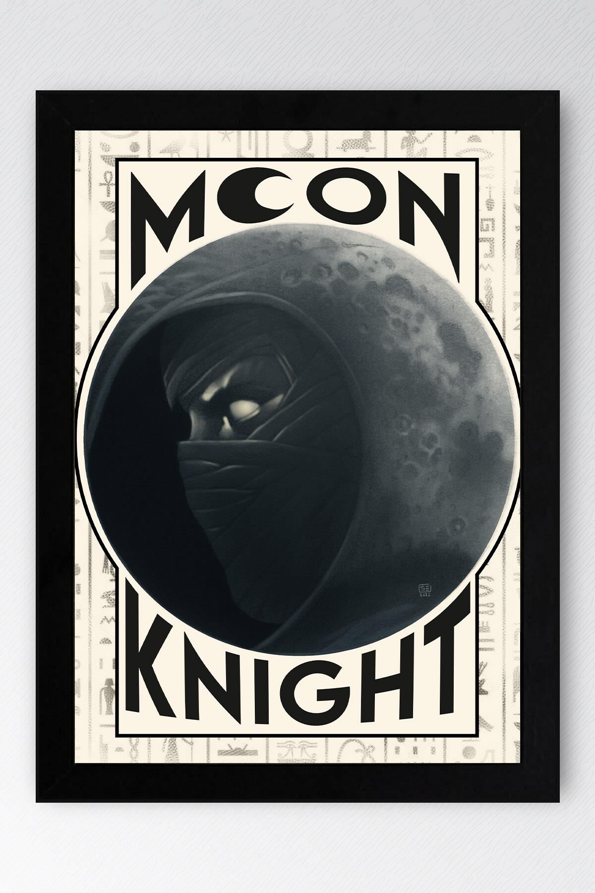 Moon Knight Çerçeveli Tablo - Moon Knight Marvel Dizi Posteri Tablo