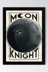 Moon Knight Çerçeveli Tablo - Moon Knight Marvel Dizi Posteri Tablo