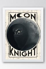 Moon Knight Çerçeveli Tablo - Moon Knight Marvel Dizi Posteri Tablo