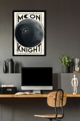 Moon Knight Çerçeveli Tablo - Moon Knight Marvel Dizi Posteri Tablo