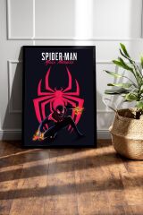 Spider Man Miles Morales Çerçeveli Tablo - Örümcek Adam Fim Posteri Tablo