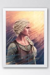 The Witcher Ciri Çerçeveli Tablo - Dizi Posteri Tablo