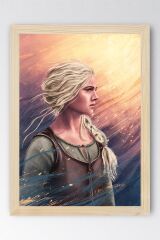 The Witcher Ciri Çerçeveli Tablo - Dizi Posteri Tablo