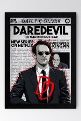 Daredevil Çerçeveli Tablo - Marvel Dizi Poster Tablo