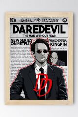 Daredevil Çerçeveli Tablo - Marvel Dizi Poster Tablo