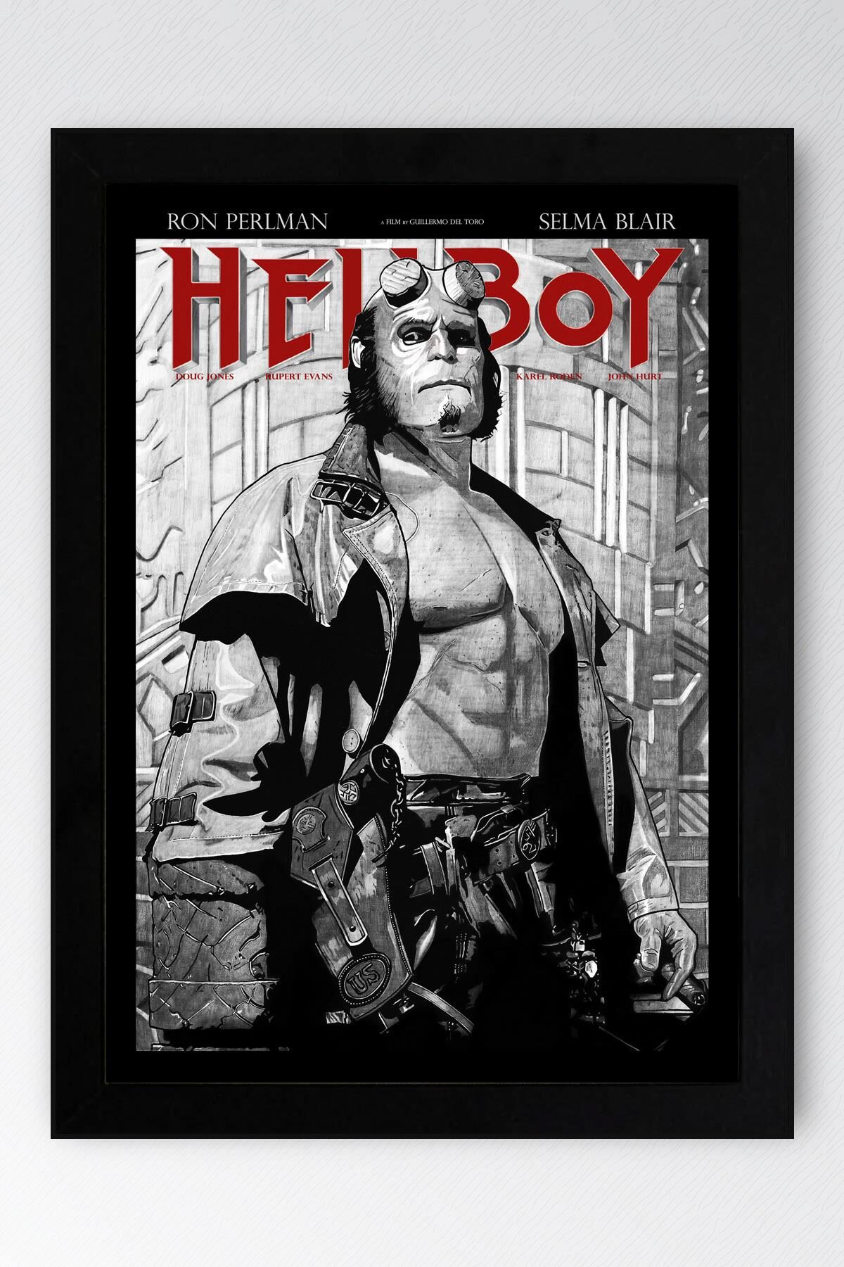 Hellboy Çerçeveli Tablo - Film Posteri Tablo