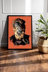 Terminator Çerçeveli Tablo - Terminatör Film Posteri Tablo