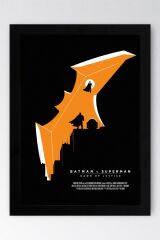 Batman v Superman Çerçeveli Tablo - Poster Tablo