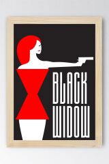 Black Widow Çerçeveli Tablo - Marvel Poster Tablo