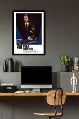 Pulp Fiction Çerçeveli Tablo - Ucuz Roman Fim Posteri Tablo