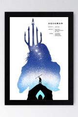 Aquaman Çerçeveli Tablo - Marvel Poster Tablo