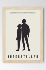 Interstellar Çerçeveli Tablo - Yıldızlararası Film Posteri Tablo