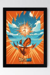 Dragon Ball Çerçeveli Tablo - Manga Anime Poster Tablo