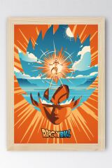 Dragon Ball Çerçeveli Tablo - Manga Anime Poster Tablo