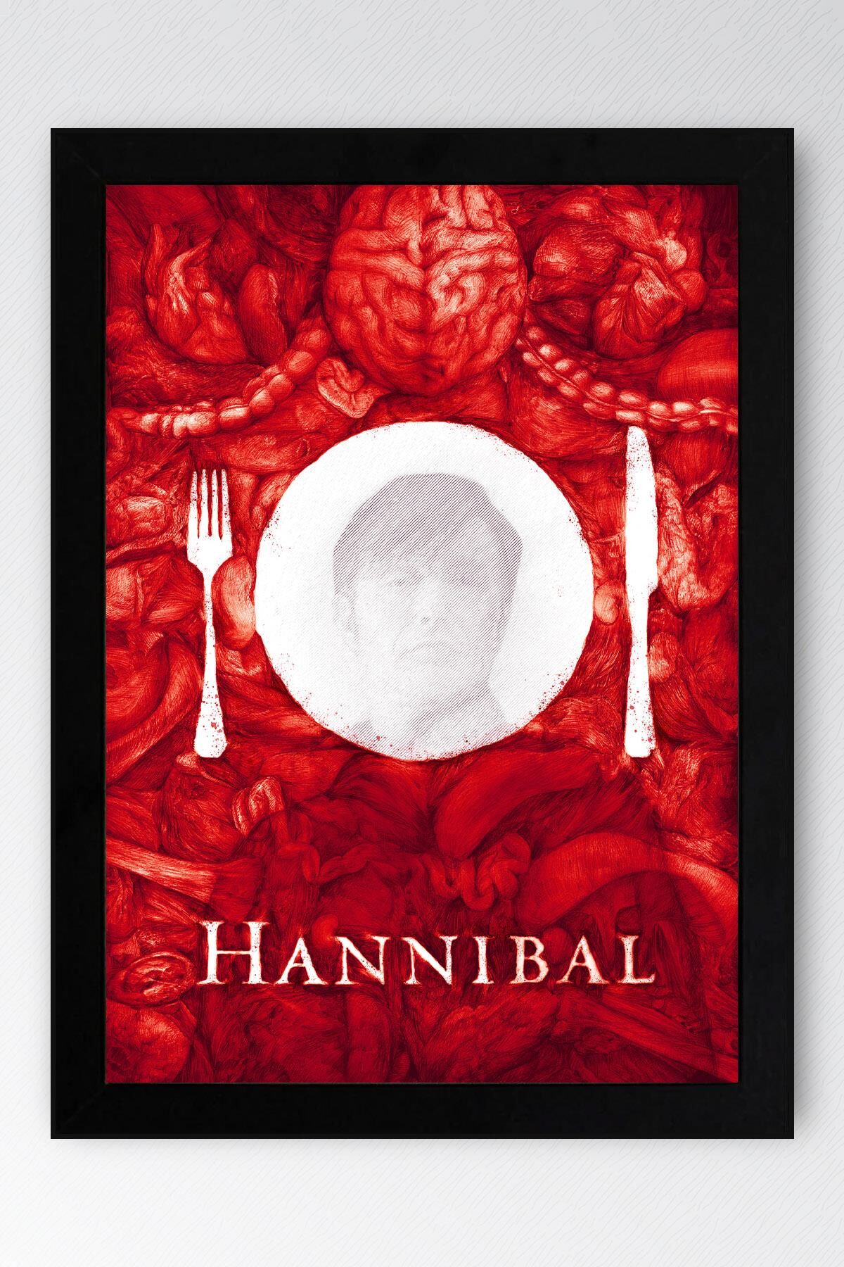 Hannibal Çerçeveli Tablo - Dizi Afişi Poster Tablo