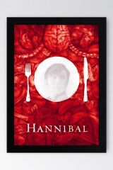 Hannibal Çerçeveli Tablo - Dizi Afişi Poster Tablo