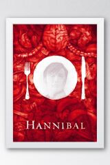 Hannibal Çerçeveli Tablo - Dizi Afişi Poster Tablo