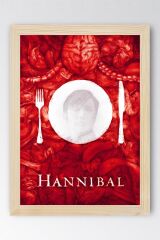 Hannibal Çerçeveli Tablo - Dizi Afişi Poster Tablo