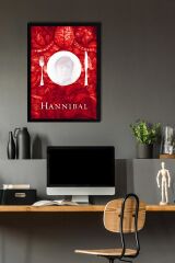 Hannibal Çerçeveli Tablo - Dizi Afişi Poster Tablo