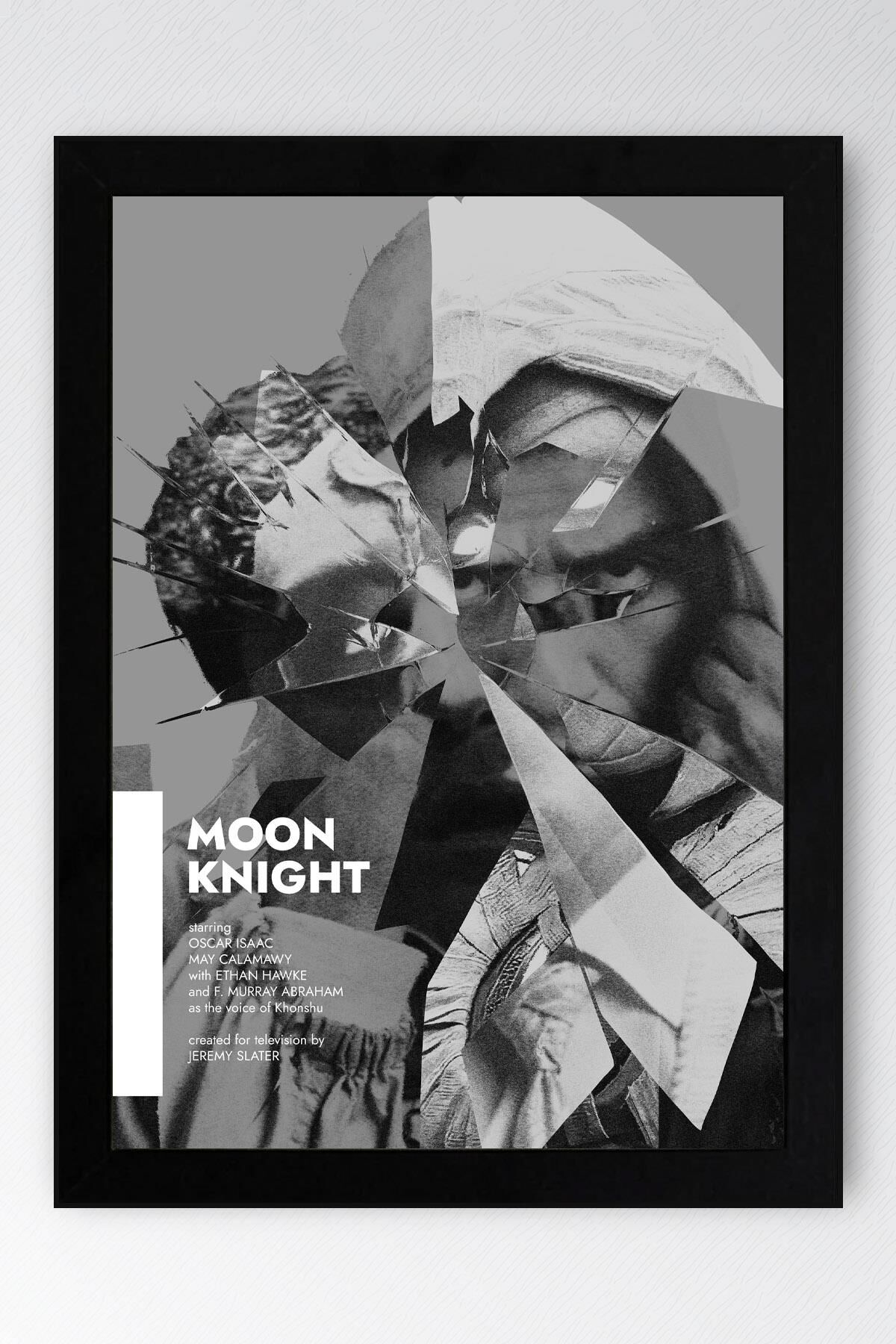 Moon Knight Çerçeveli Tablo - Moon Knight Marvel Dizi Posteri Tablo