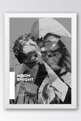Moon Knight Çerçeveli Tablo - Moon Knight Marvel Dizi Posteri Tablo