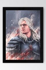 The Witcher Geralt Çerçeveli Tablo - Dizi Posteri Tablo