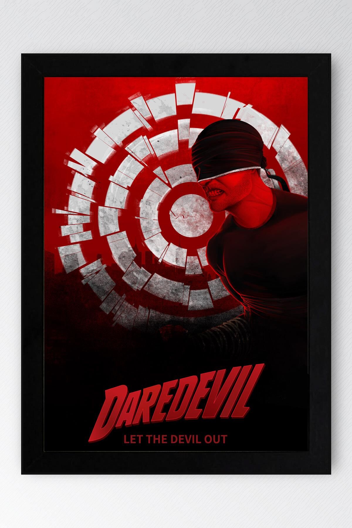 Daredevil Çerçeveli Tablo - Marvel Dizi Poster Tablo