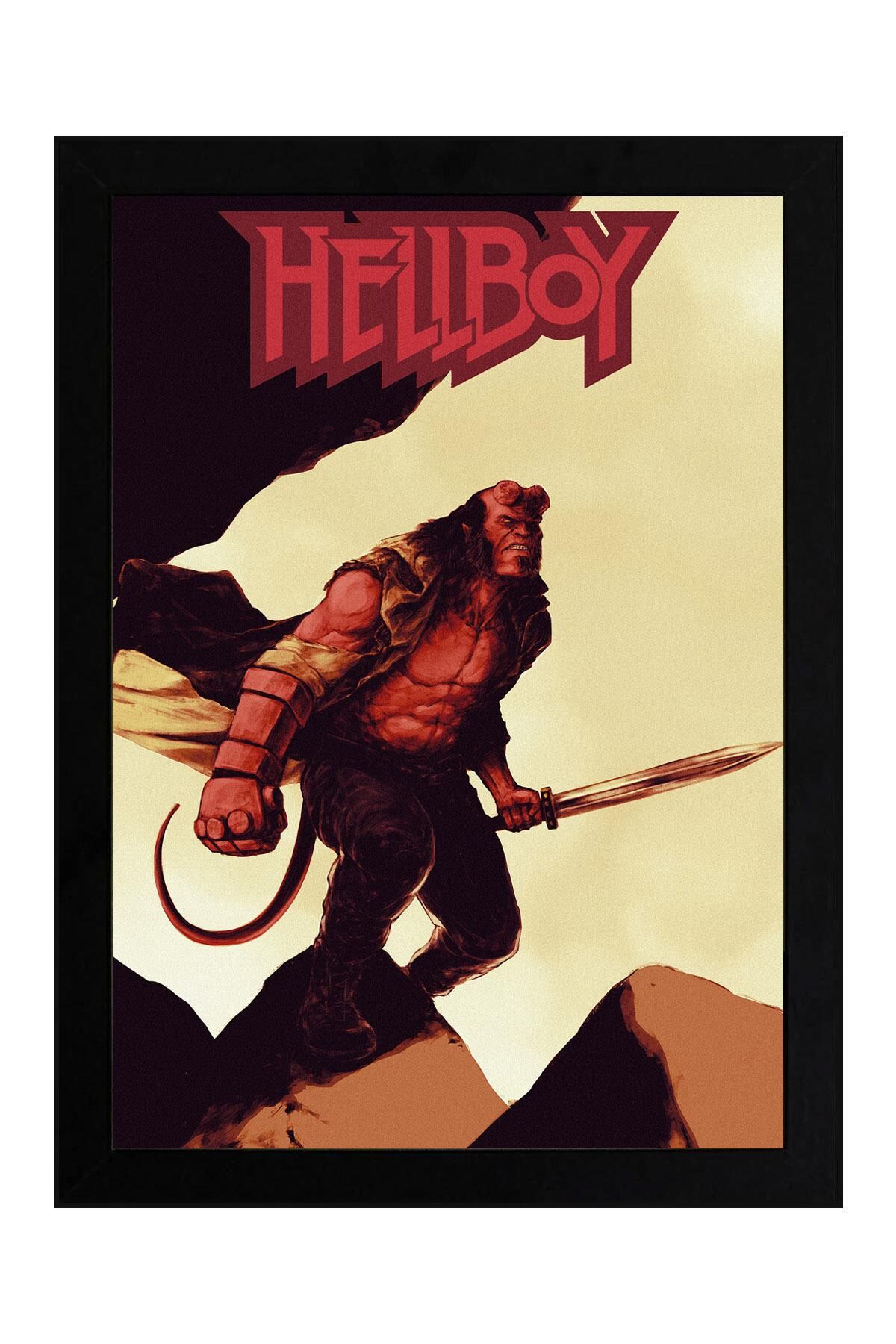 Hellboy Çerçeveli Tablo - Film Posteri Tablo